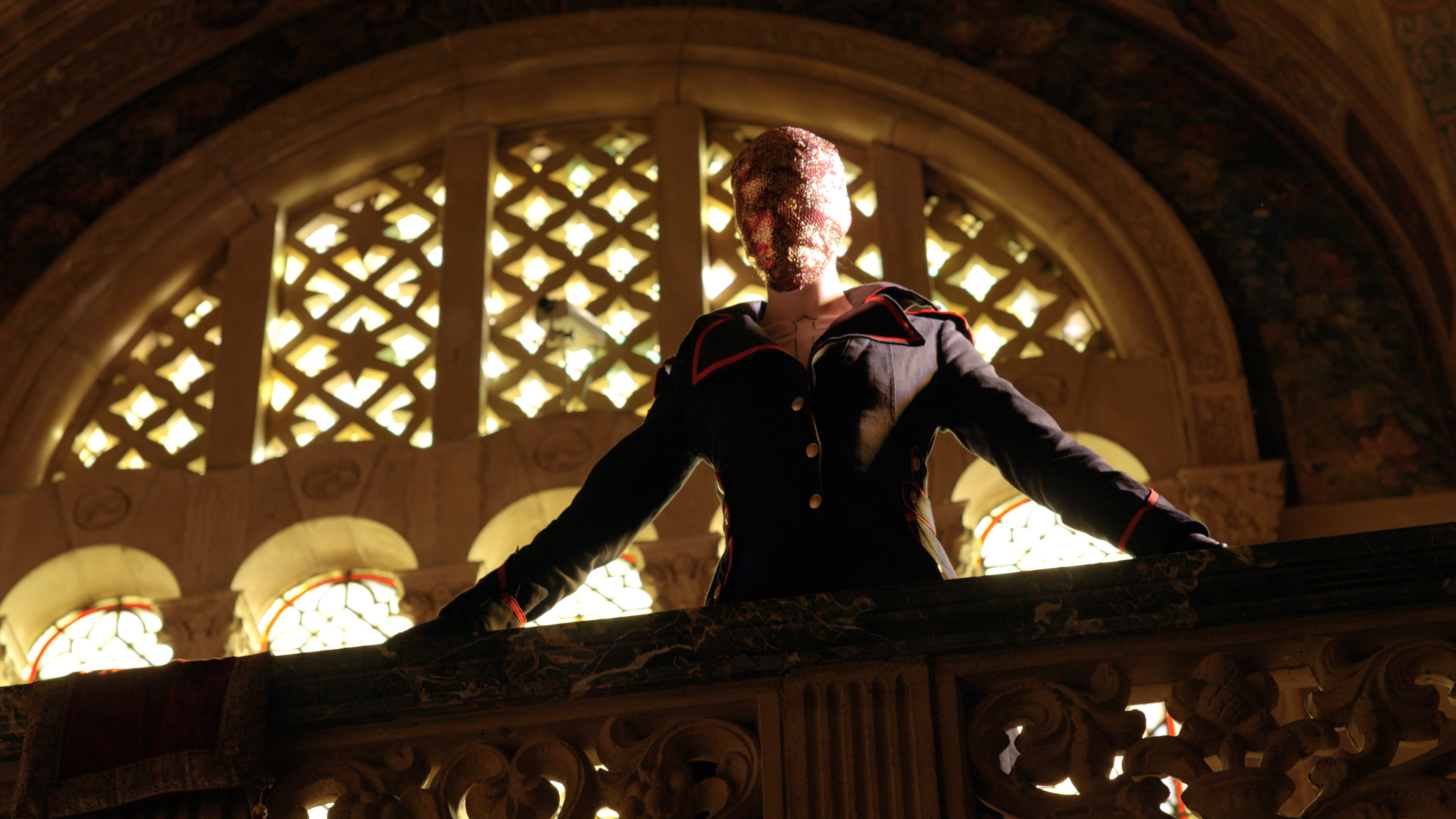 Red Ribbons in the House of Stained Glass