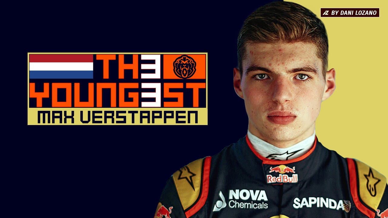 TH3 YOUNG3ST – MAX VERSTAPPEN