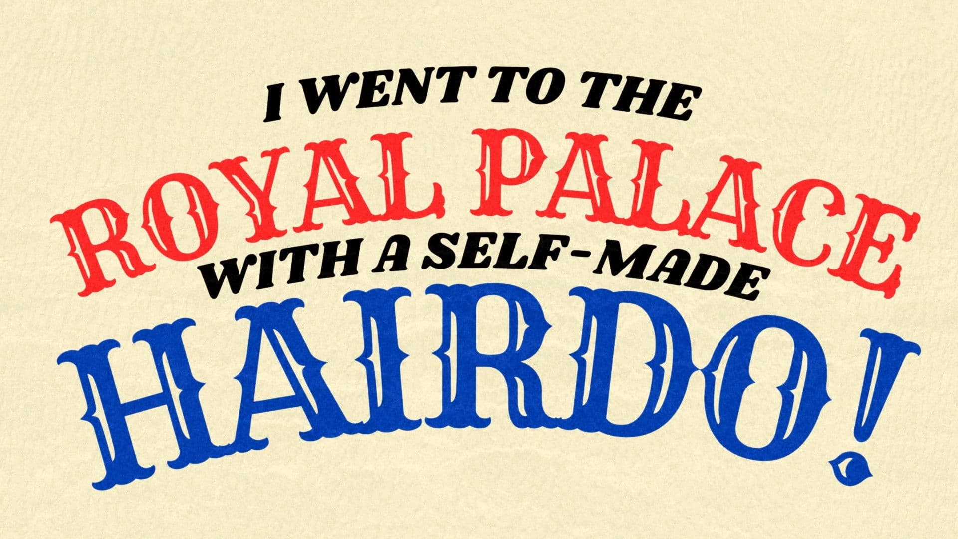 I Went to The Royal Palace With a Self-Made Hairdo!