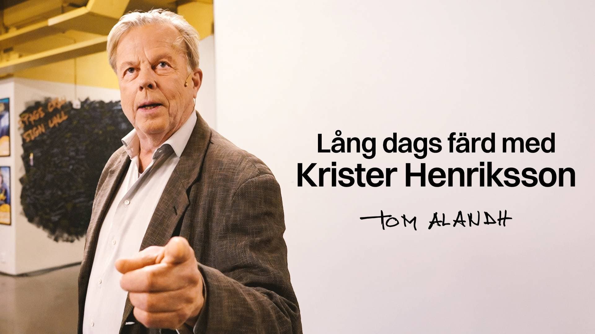 Lång dags färd med Krister Henriksson