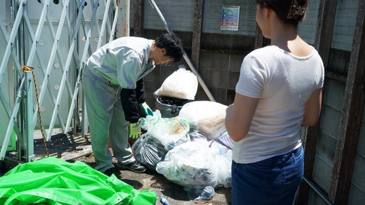 JUL-017 On The Mornings Of Garbage Days, Mondays, Wednesdays, And Fridays, This Married Woman Is