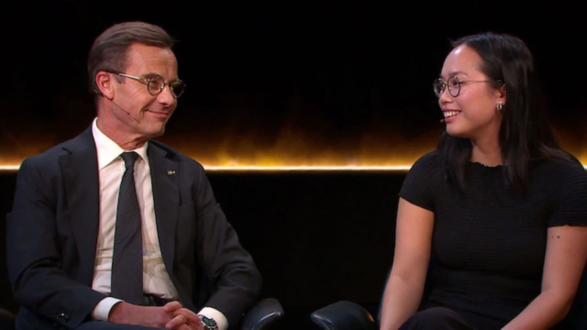 Malou möter Ulf Kristersson