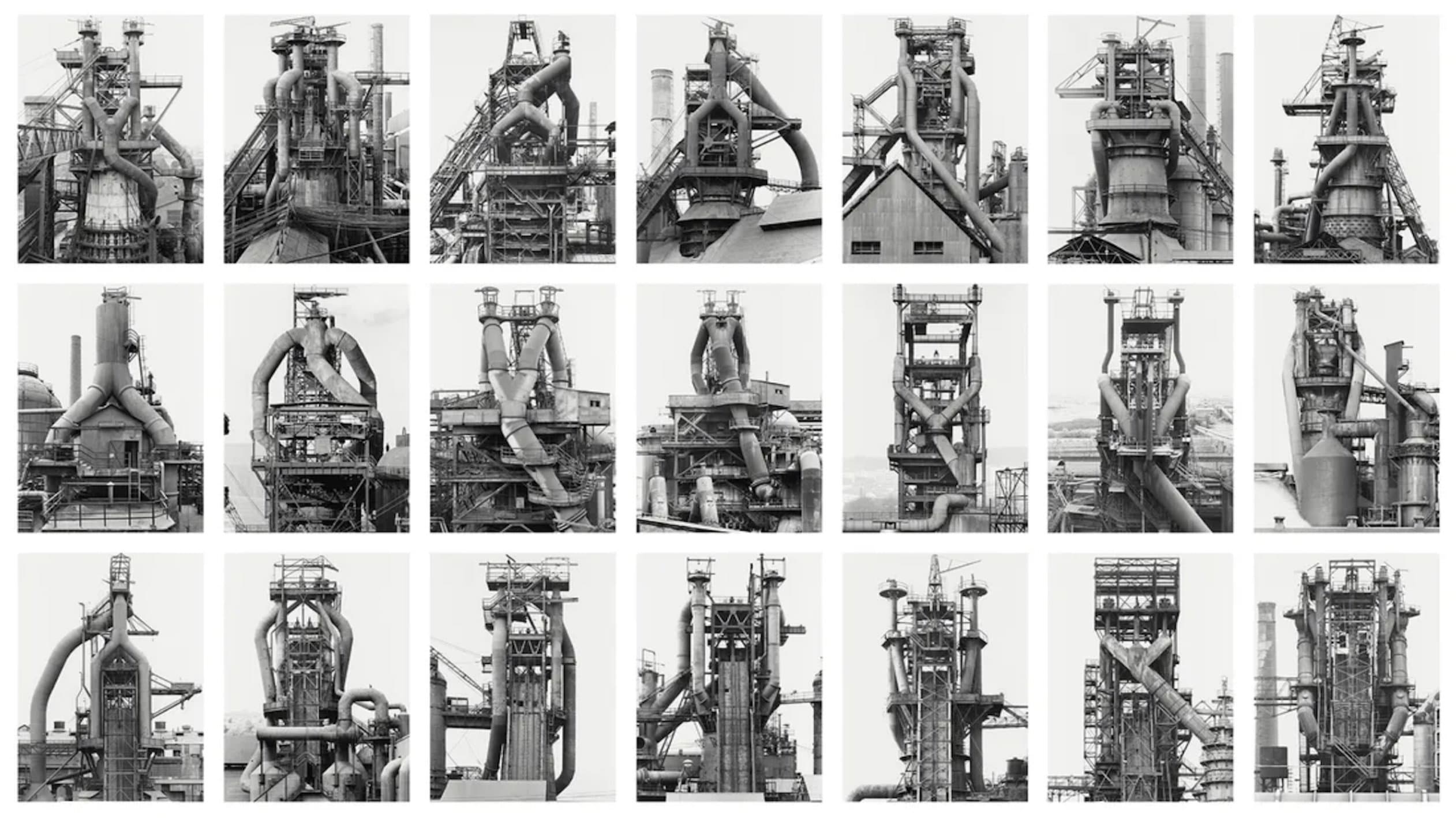 Bernd and Hilla Becher: Typologies of Industrial Architecture