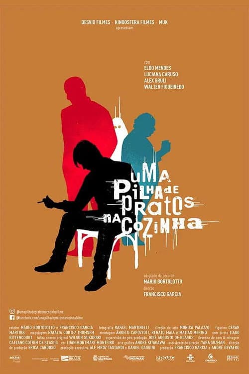 Uma Pilha de Pratos na Cozinha