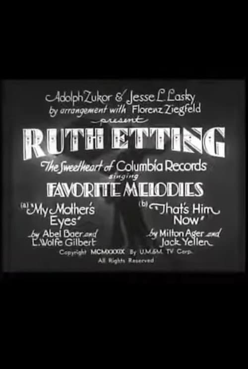 Ruth Etting in Favorite Melodies