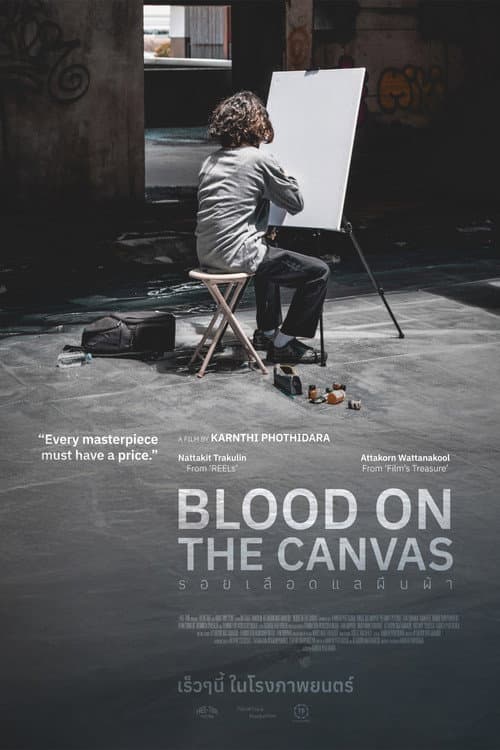 Blood on the canvas