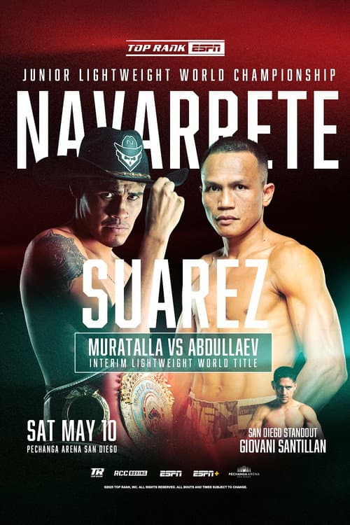Emanuel Navarrete vs. Charly Suarez