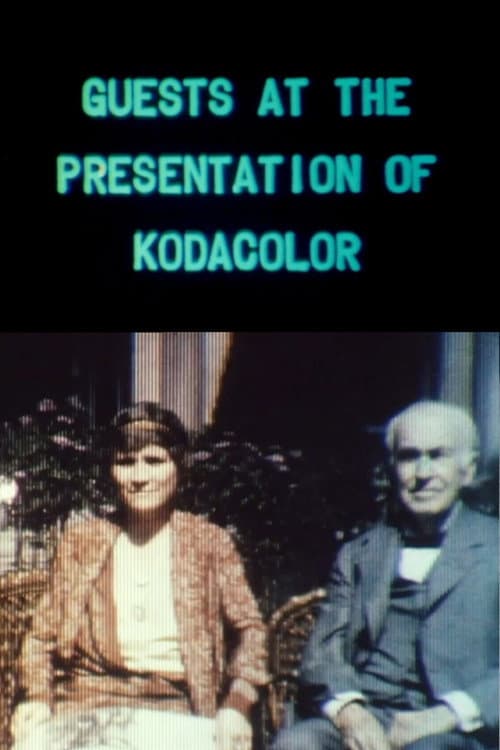 Guests at the Presentation of Kodacolor at the Home of Mr. George Eastman, Rochester, N.Y.