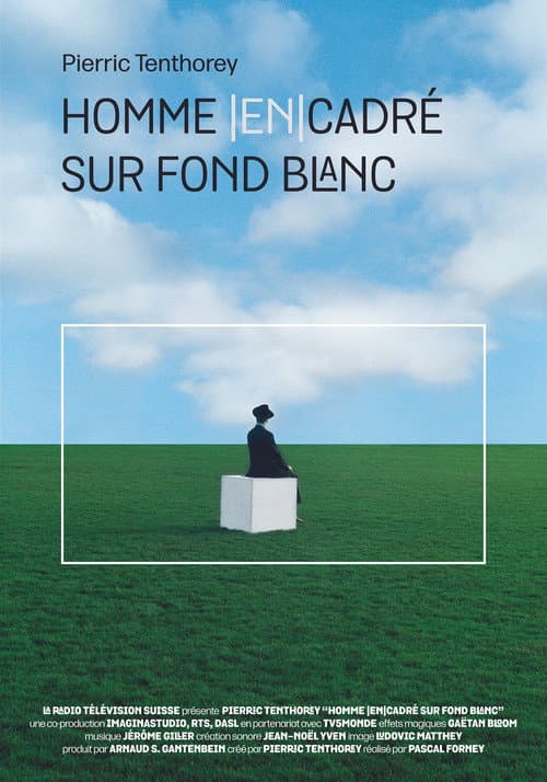 Homme Cadré sur Fond Blanc