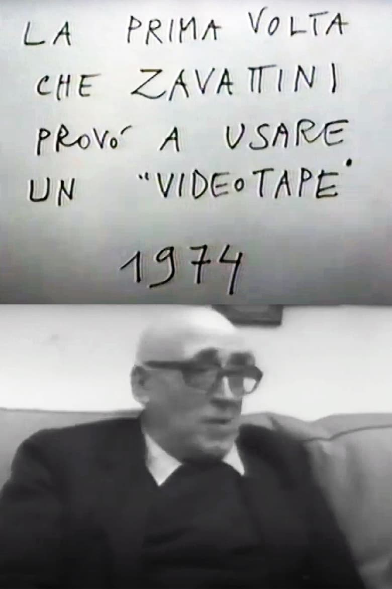 La prima volta che Zavattini provò ad usare un videotape