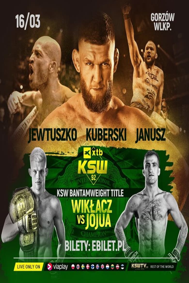 KSW 92: Wiklacz vs. Jojua