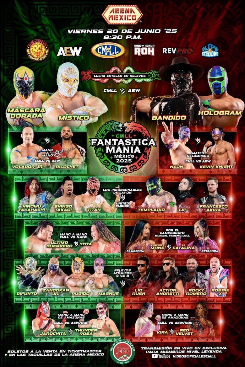 CMLL Presenta NJPW Fantastica Mania México 2025