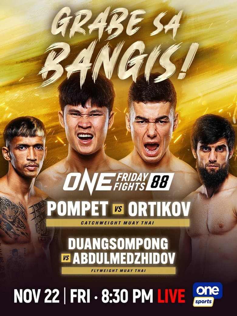 ONE Friday Fights 88: Pompet vs. Ortikov