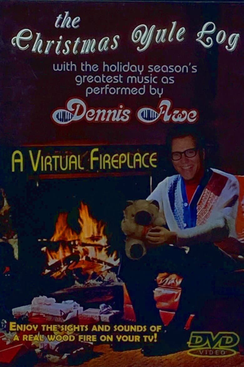 the Christmas Yule Log with the holiday season's greatest music as perfomed by Dennis Awe: A Virtual Fireplace