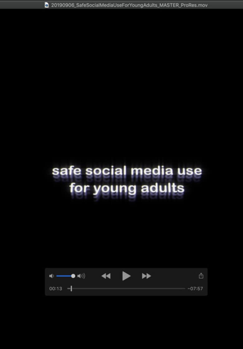 Safe Social Media Use for Young Adults