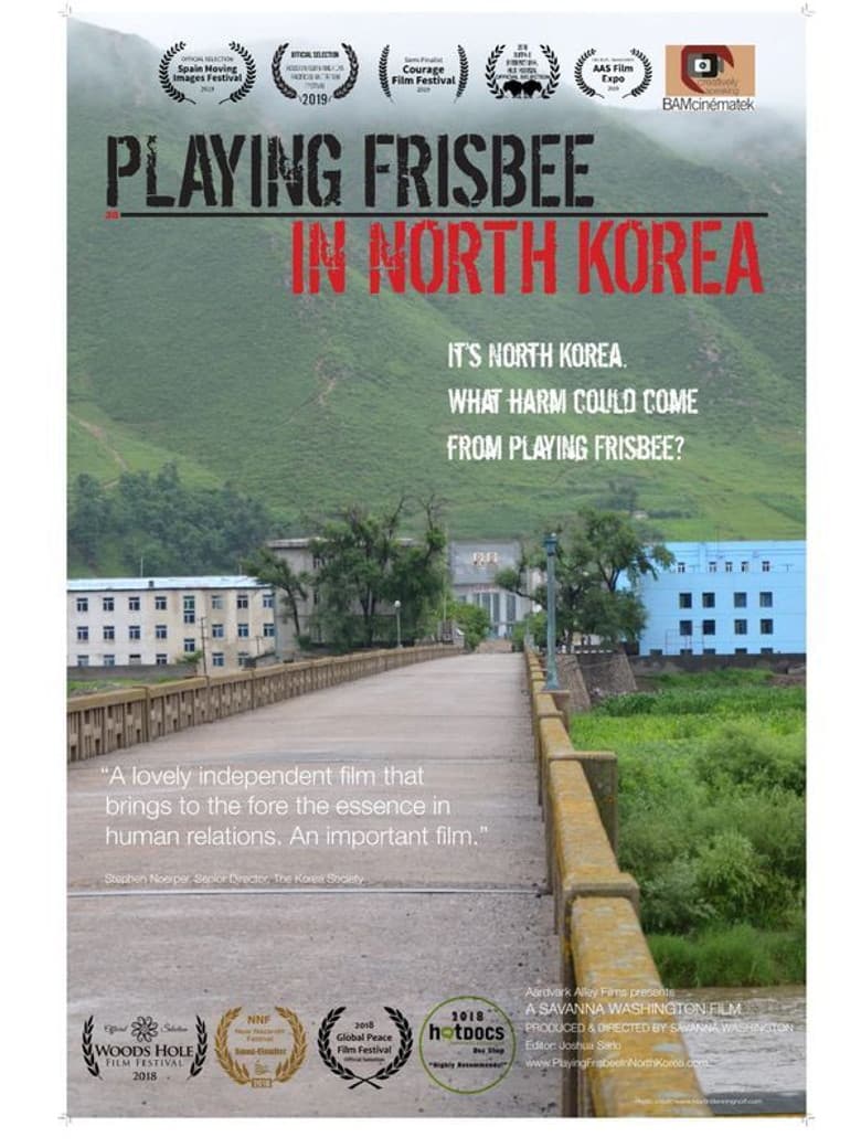 Playing Frisbee in North Korea
