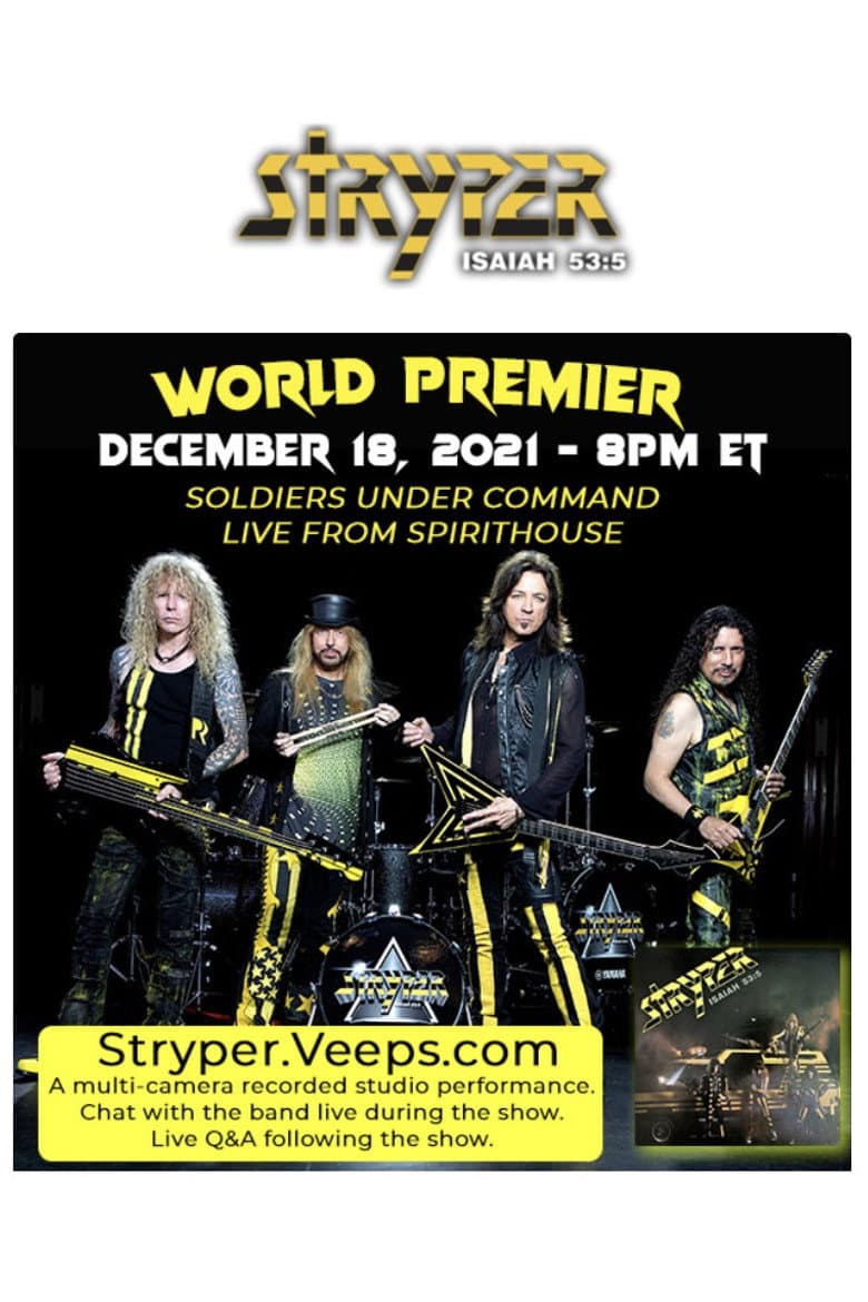 Stryper - Soldiers from the Underground Live Stream