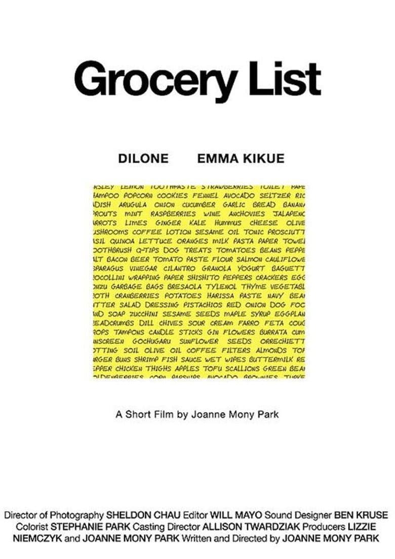 Grocery List