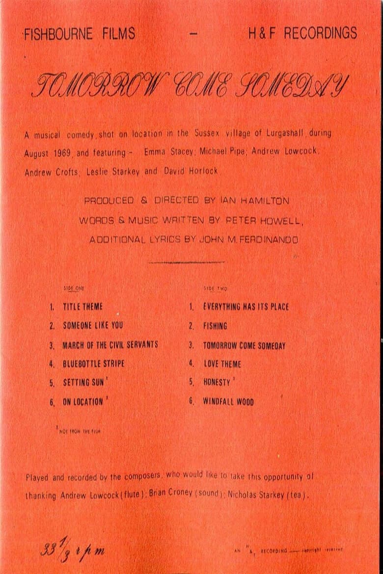 Tomorrow Come Someday