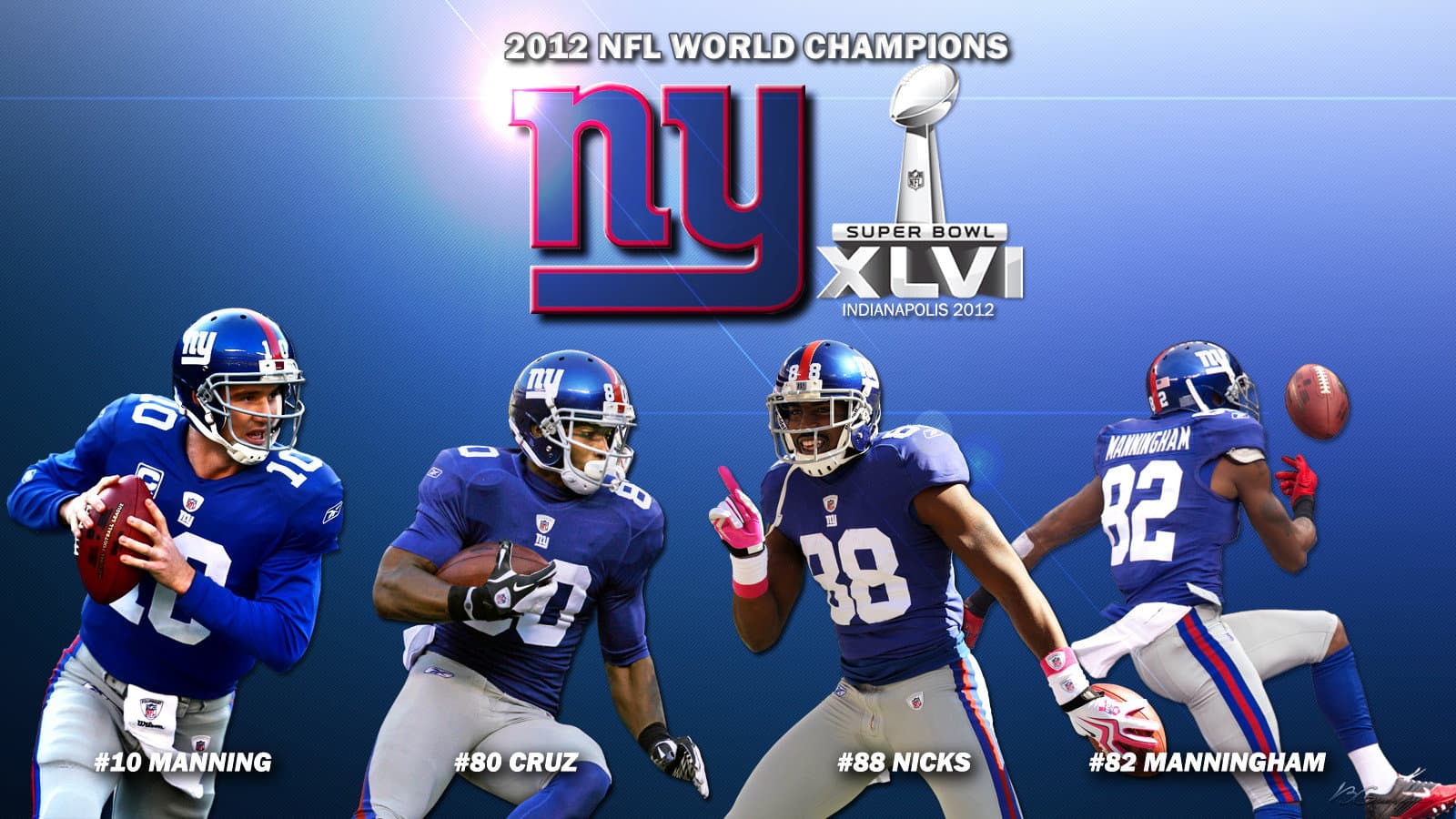 Super Bowl XLVI Champions: New York Giants