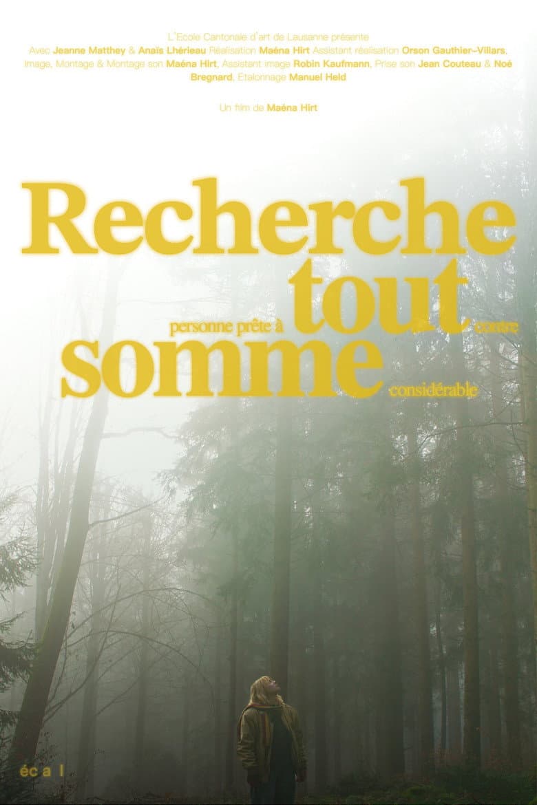 Looking for someone up to anything for a big sum of money