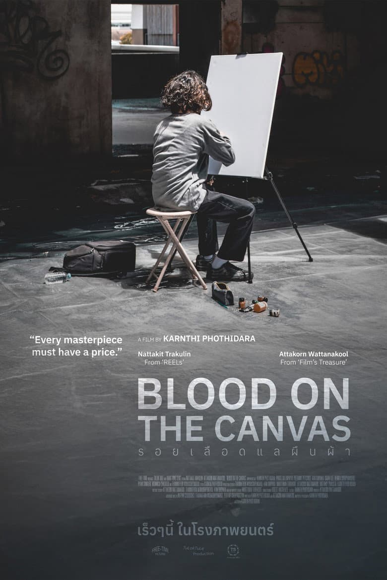 Blood on the canvas
