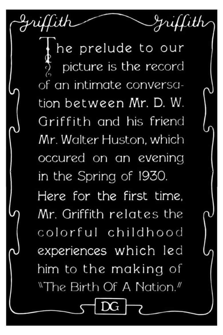 1930 Prelude to "The Birth of a Nation"
