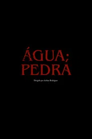 água; pedra