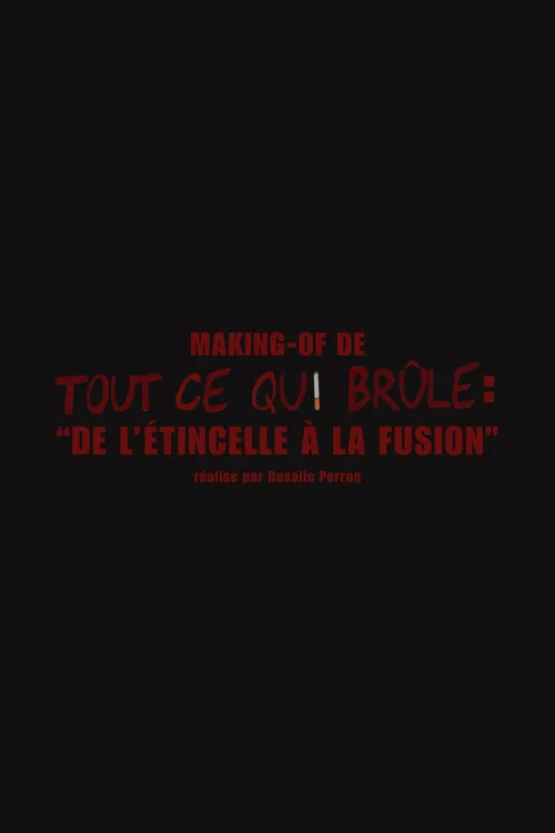 De l'étincelle à la fusion (Making-of "Tout ce qui brûle")
