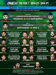 ONE Fight Night 28: Prajanchai vs. Barboza
