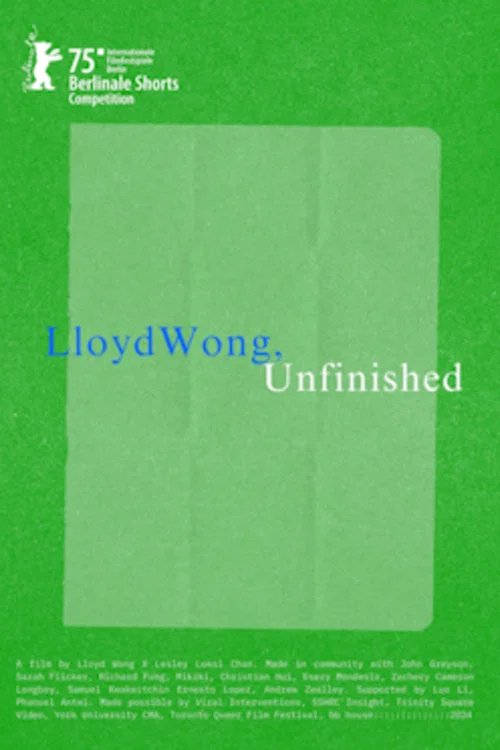 Lloyd Wong, Unfinished