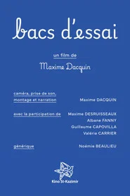 Bacs d'essai